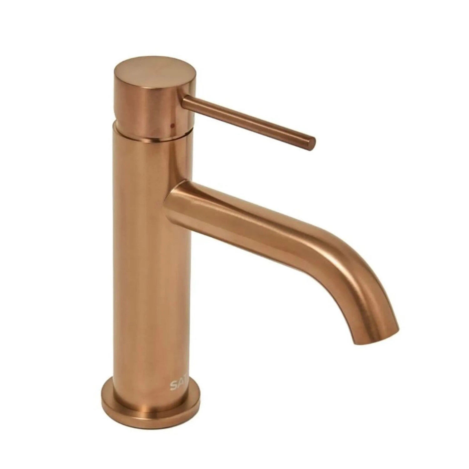 Swiss Aqua Technologies Waschtischbatterie Waschtischarmatur Einhebelmischer 16,5CM Edelstahl Gebürstet Rosegold