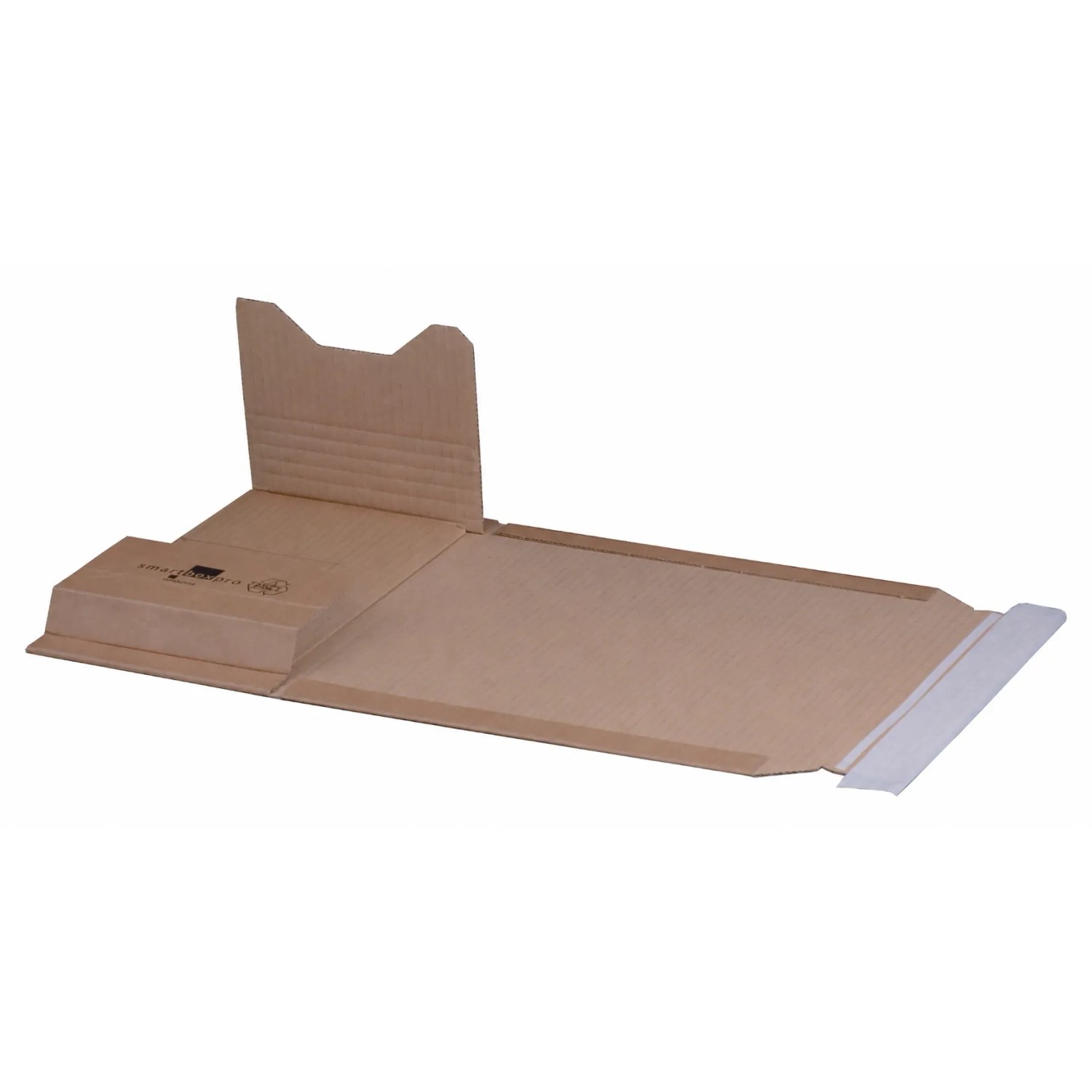 PROREGAL Mega Deal 150x Universalverpackung A5+ LxBxH 249x165x70mm mit Selbstklebeverschluss & Aufreißfaden Variable Höhe Braun Wickelverpackung