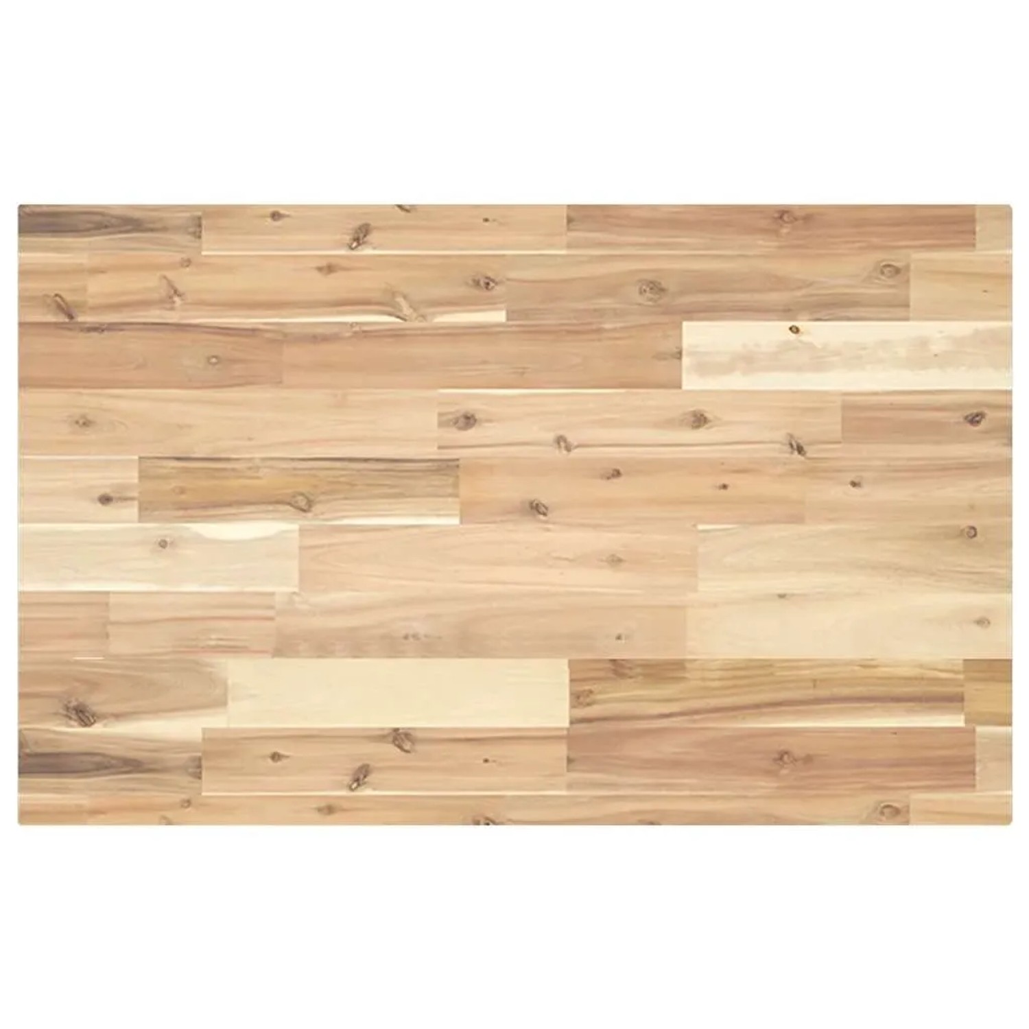 vidaXL Tischplatte Rechteckig 140x50x4 cm Massivholz Akazie 4008788