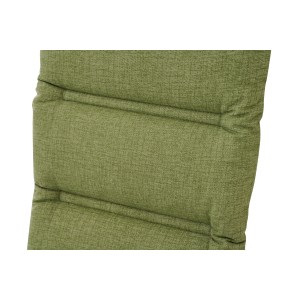 Detailaufnahme: Grüne Siena Garden Sesselauflage Comfort, gesteppt.