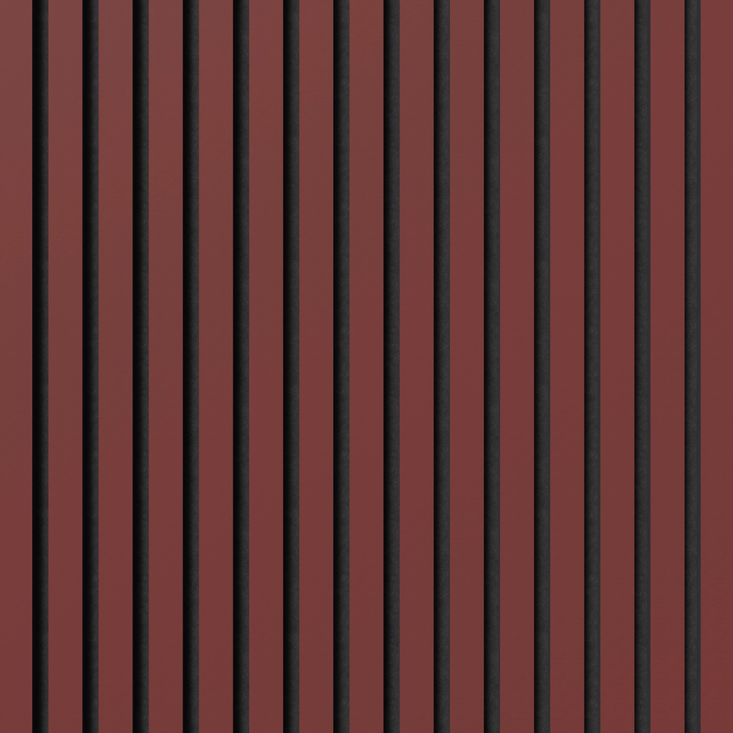 Akustikpaneel Lino Salsa, schwarz/rotbraun, 60x60cm, 2er-Set zur Wand- und Deckenverkleidung.