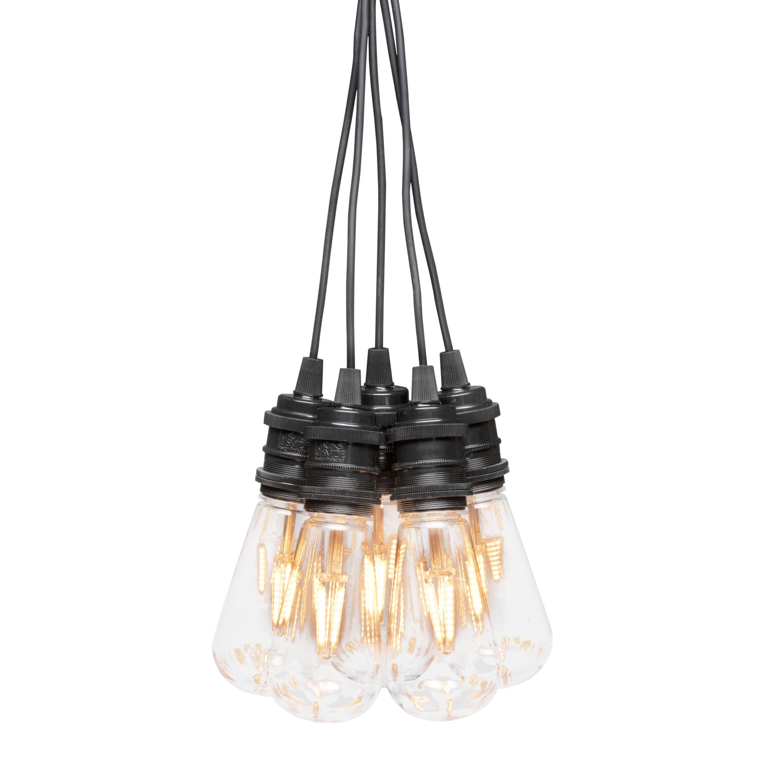 Konstsmide LED-Lichterkette Outdoor Retro 10 LEDs Bernsteinfarben