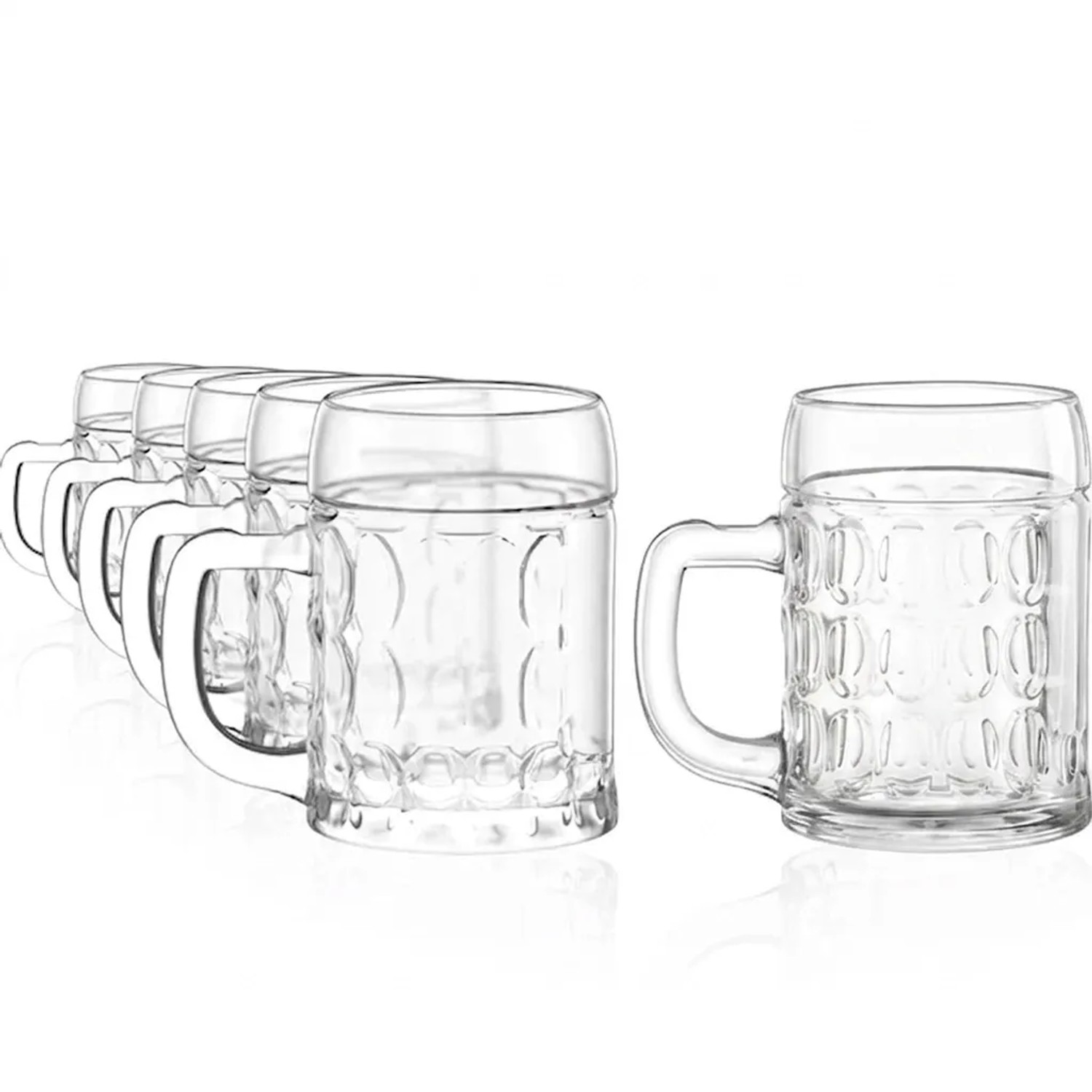 Stölzle Lausitz Oberglas Kaiser Bierkrug 0,3, 6er Set