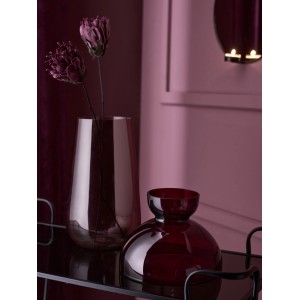 Dekorative rote Vasen "Midnight Mystery" in modernem Design.