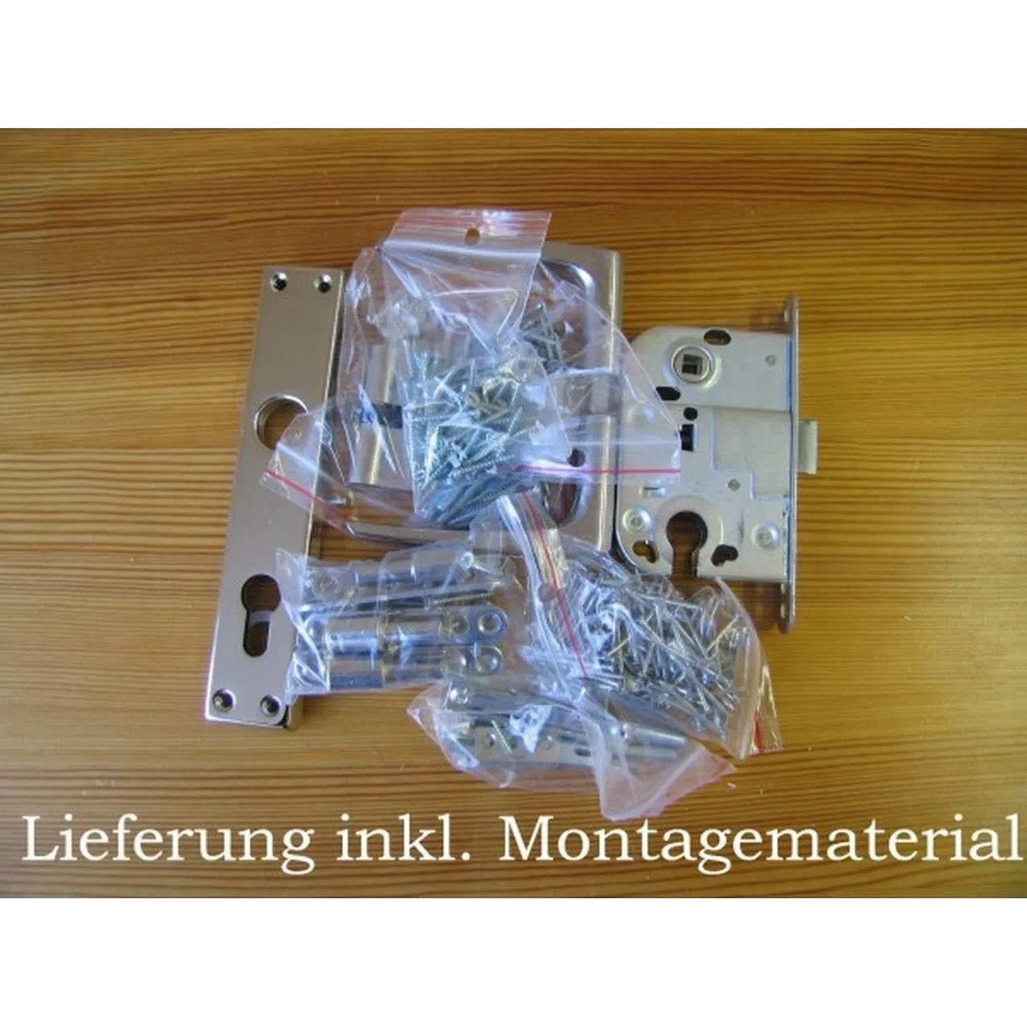 Montagematerial für Finn Art Gartenhaus Schweden 18: Beschläge, Schrauben und Zubehör.