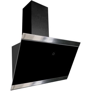 Respekta Kopffrei Dunstabzugshaube CH89060S, 60 cm, Schwarz