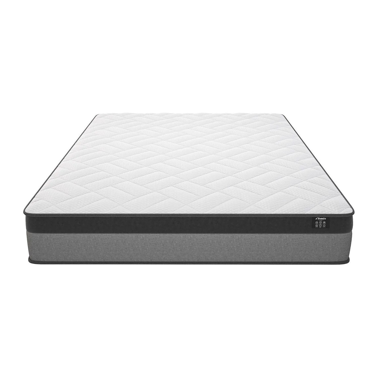 Vente-unique Standardmatratze Illusion Weiß 190 cm