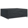 Schwarze vidaXL Möbelbezug 210D, wasserfeste Schutzhülle für Gartenmöbel, rechteckig, 300x250x100 cm.