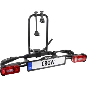 Eufab Fahrradträger Crow 11563 für 2 Fahrräder, zusammenfaltbar und abschließbar.