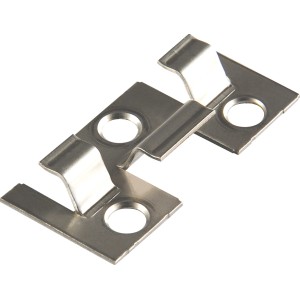 Kovalex Montageklammern für WPC Terrassendielen, Metall, 25 Stück.