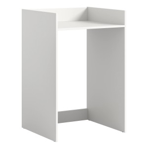 Waschmaschinenumbau Free in Weiß, Badregal mit Ablage für Waschmaschine, 101x66x60 cm.