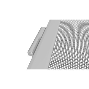 Windhager Fliegengitter-Scharniere, 3 Stück, Aluminium, weiß, für Insektenschutzrahmen.