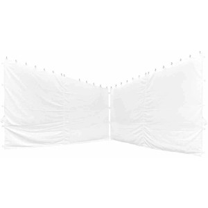 Siena Garden Seitenteile, 2er Set, weiß, für Pavillon Berlino 300x197 cm.