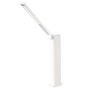 Weiße Philips LED Schreibtischleuchte Amber mit Akku, 5W, 4000K, 120lm.