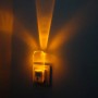 Müller-Licht LED-Nachtlicht Kuma, weiß, mit Sensor in Steckdose. Warmweißes Licht.