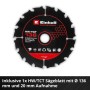 HW/TCT Sägeblatt 136 mm für Einhell Akku-Handkreissäge