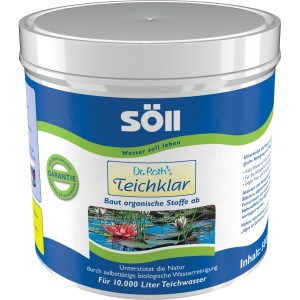 Söll Dr. Roths Teich Klar 500g Dose für biologisches Gleichgewicht im Gartenteich.