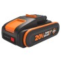 Worx Akku WA3639 Power Share 2 Ah für Elektrowerkzeuge, schwarz-orange.