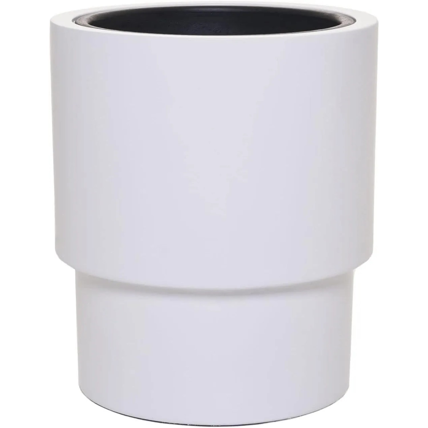 Vivanno Blumentopf Escada 35 cm x 35 cm x 40 cm Weiß