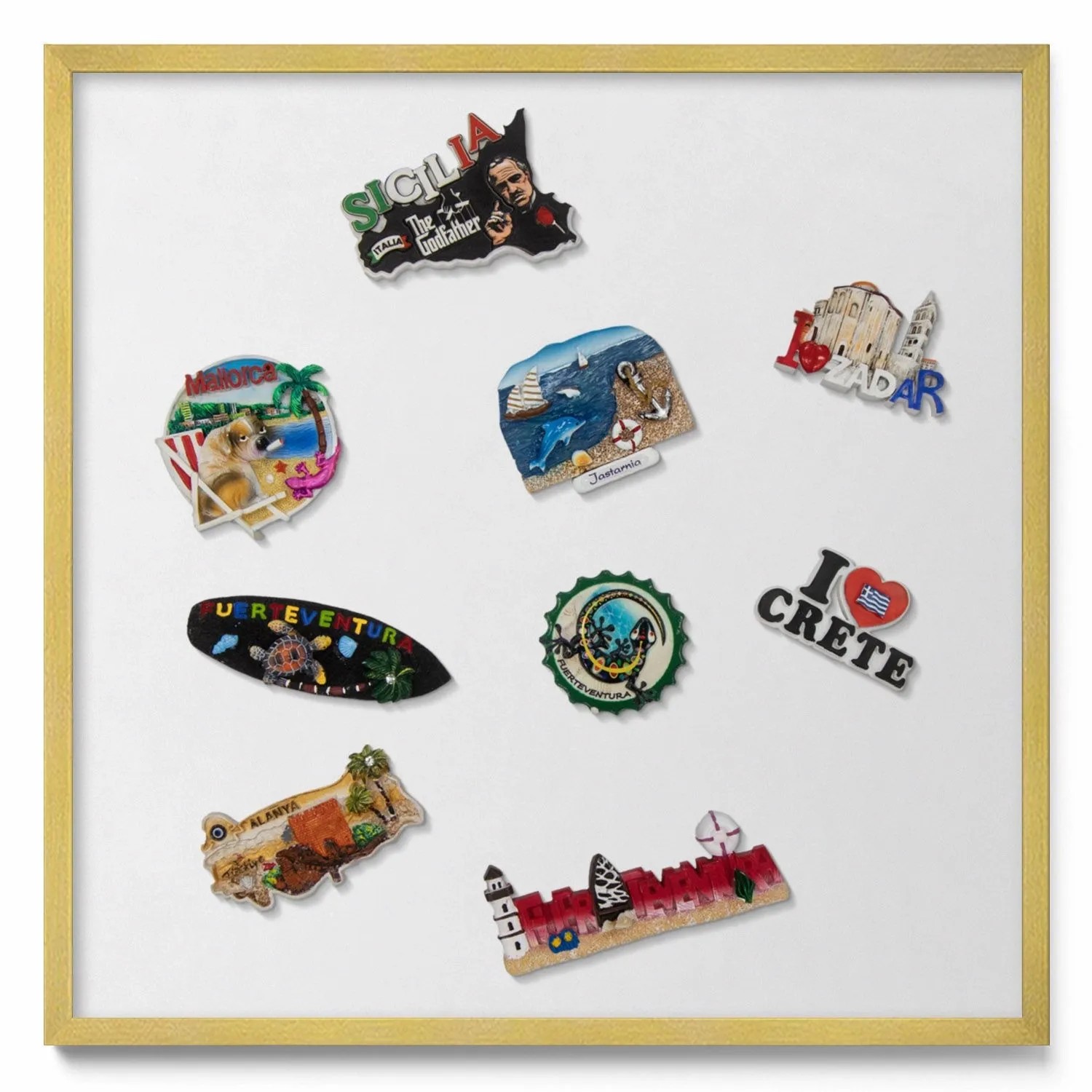 Tulup Magnettafel Magnettafel für Urlaubsmitbringsel Farbe Weiß 50x50 cm Me günstig online kaufen