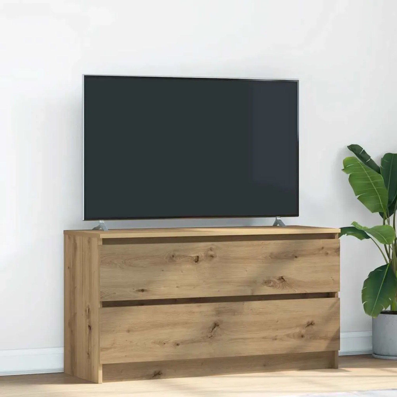 vidaXL TV-Schrank Artisan-Eiche 100x35x54 cm Holzwerkstoff 861813_2