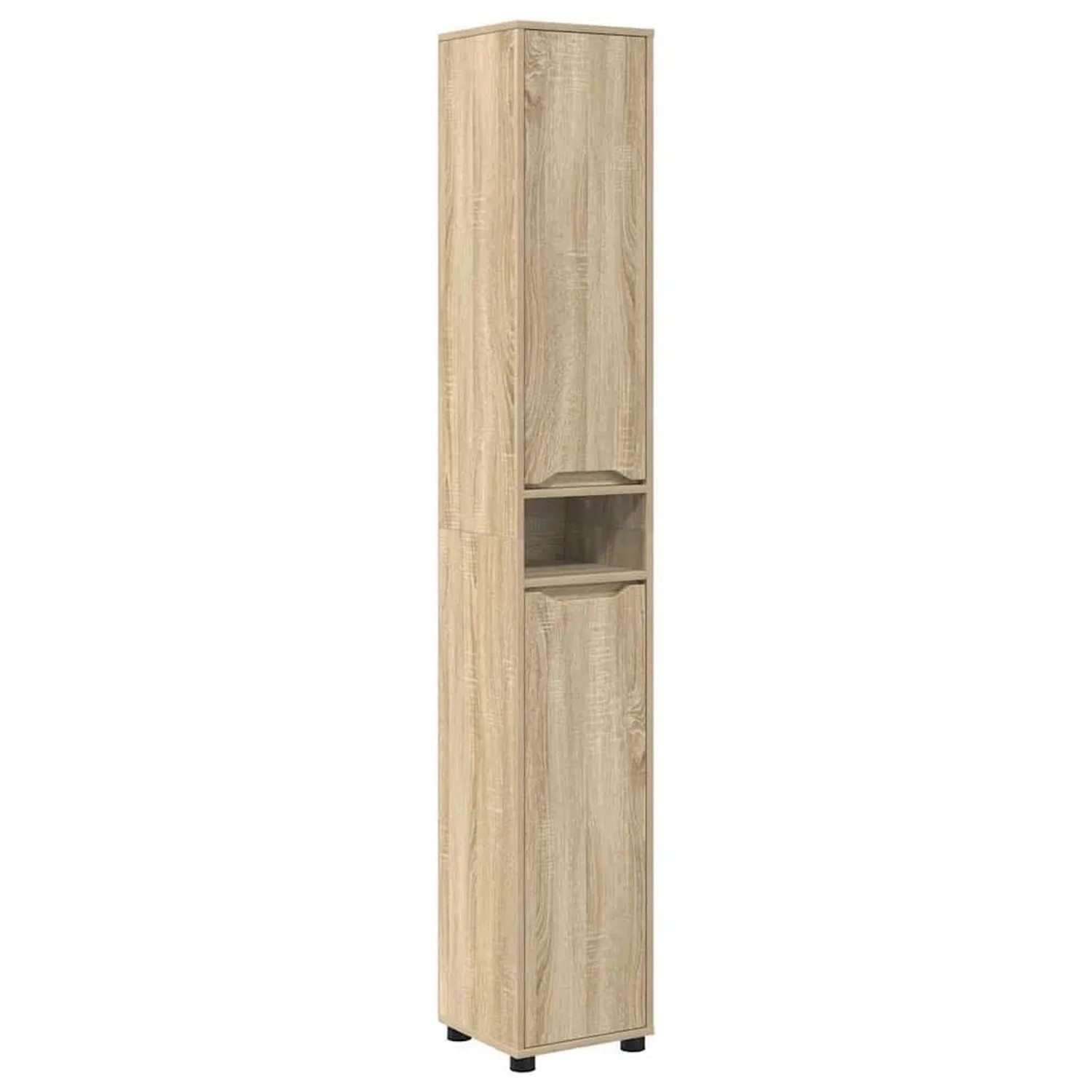 vidaXL Badezimmerschrank Sonoma-Eiche 30,5 x 30 x 195 cm Holzwerkstoff 8887 günstig online kaufen