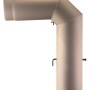 Graues OBI Rauchrohr-Set, 3-teilig, Ø 150 mm, Winkelrohr für Kamin und Ofen.