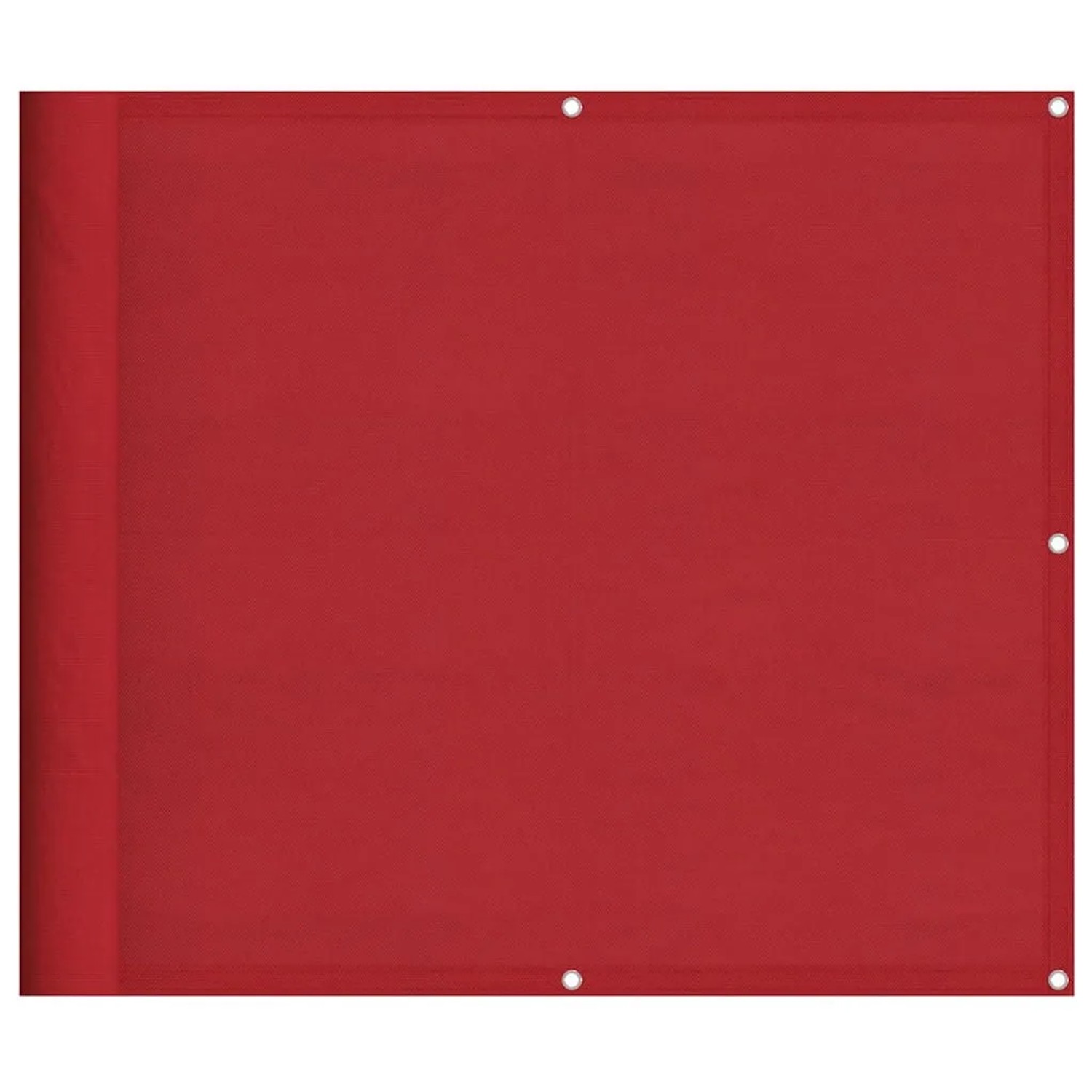 vidaXL Balkon-Sichtschutz Rot 90x800 cm 100% Polyester-Oxford 42002133 günstig online kaufen