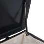 Proregal Poly-Rattan Kissenbox HxBxT 63x135x52cm Premium Schwarz 320L Gartentruhe Auflagenbox Truhe_5