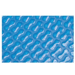 Dunkelblaue Evolution Solarplane 500x300 cm mit Geobubble-Technologie für Pools.