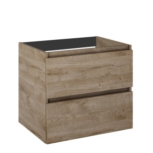 Roca Waschtischunterschrank Evelyne Basic mit 2 Schubladen 60 cm Canela Eiche