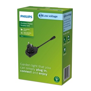 Philips Outdoor-Netzteil 12W, Niedervolt-System für Außenbeleuchtung.