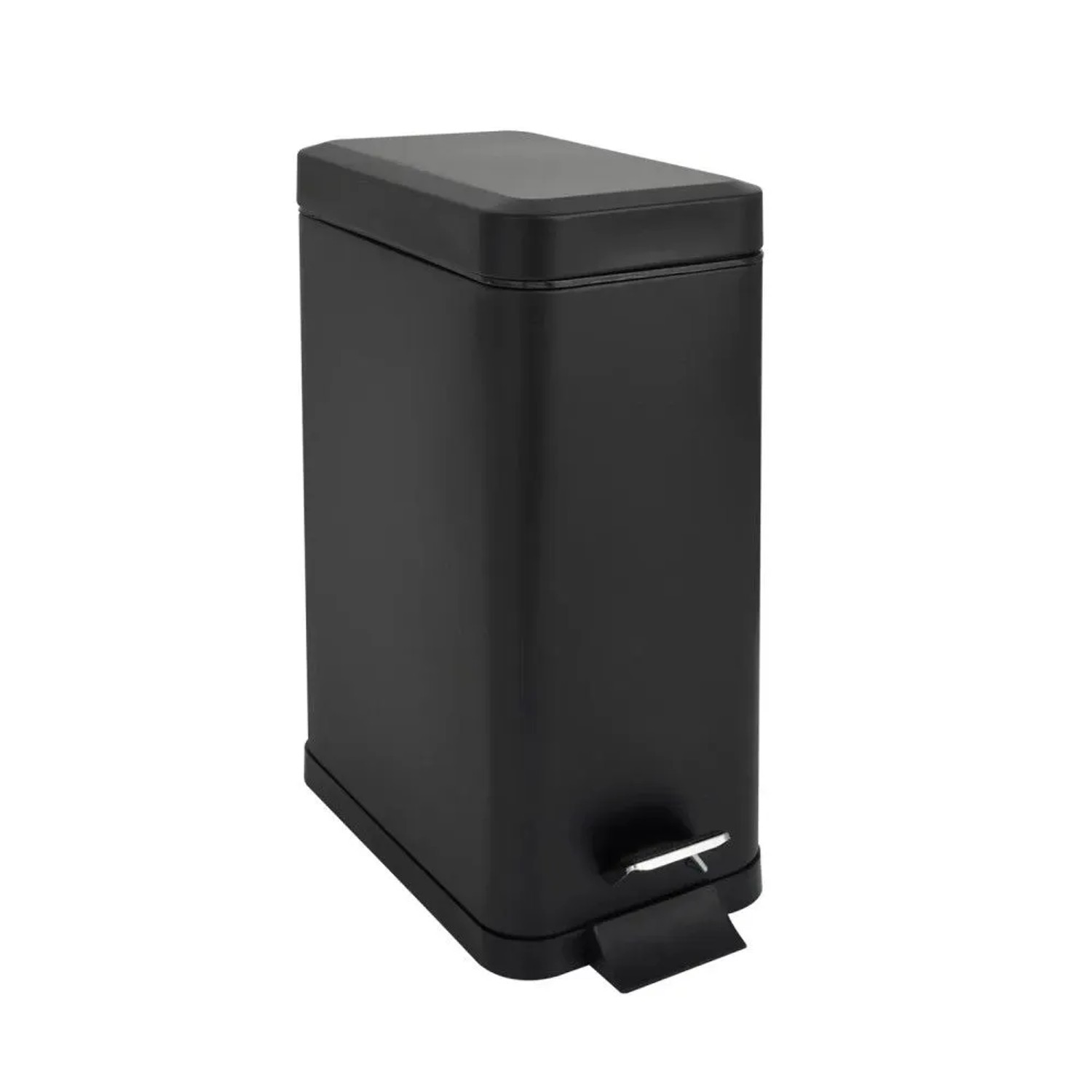 Svita STM10 Mülleimer Treteimer 10L Mit Inneneimer Softclose-Deckel Schwarz