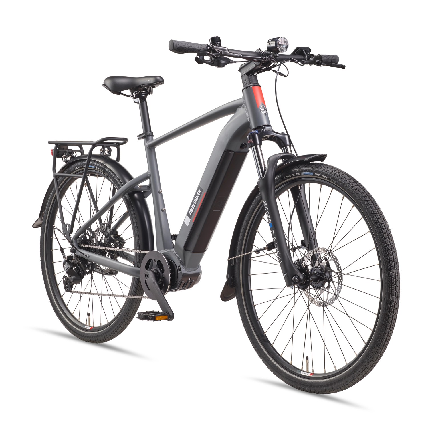 Telefunken SUV E-Bike 27,5 Zoll Mittelmotor 9-Gang Kettenschaltung 720Wh Akku SUV710