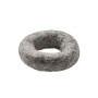 Hellgrauer Hunter Katzenspielzeug Filzring (7 cm) aus 100% Wollfilz.