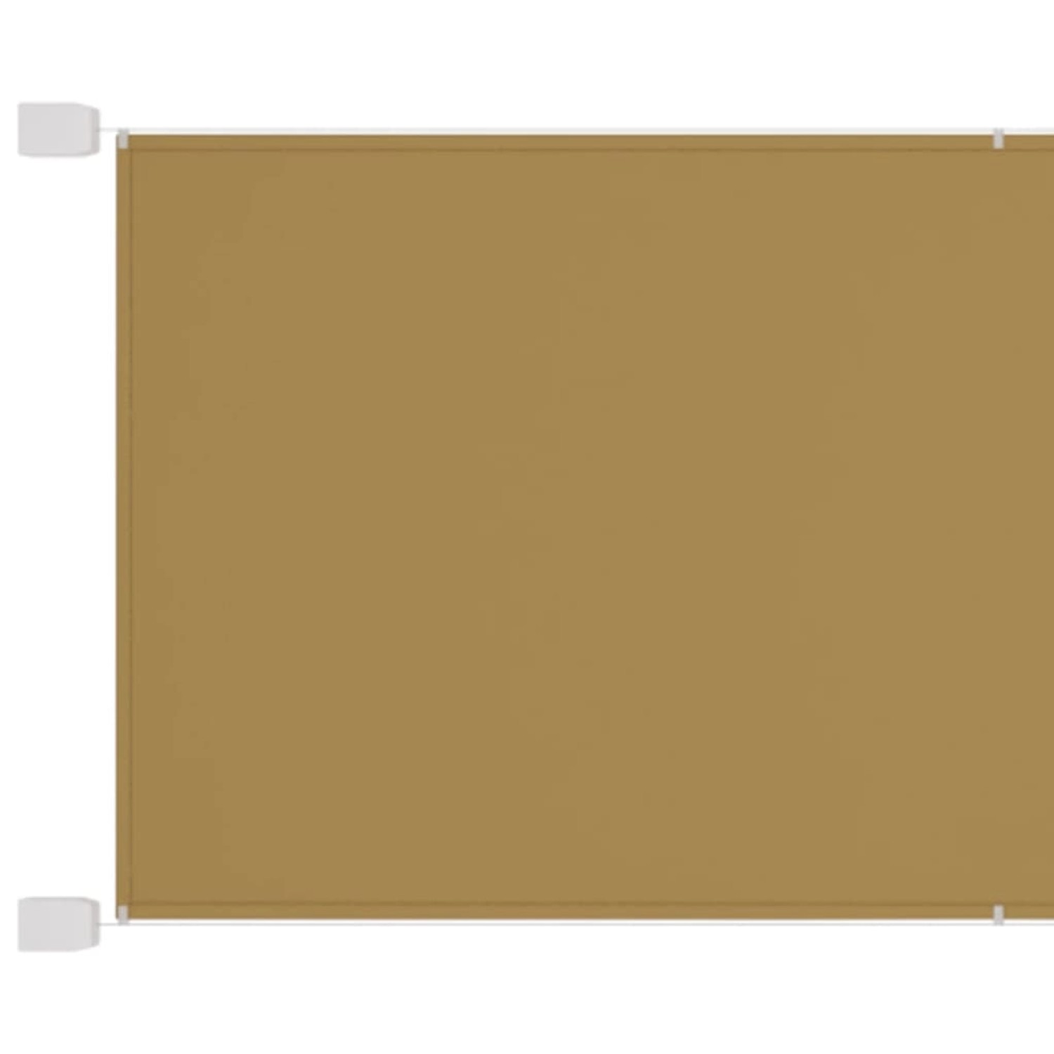 furnicato Senkrechtmarkise Beige 100x1200 cm Oxford-Gewebe günstig online kaufen