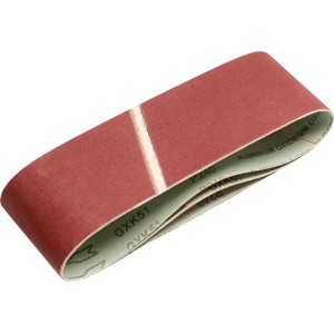 LUX Schleifband Classic, 75x533 mm, K240, für Bandschleifer. Zum Schleifen von Holz und Metall.