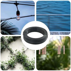 vidaXL Zaun-Bindedraht 250 m 2,3/3,8 mm Stahl Anthrazit 144481