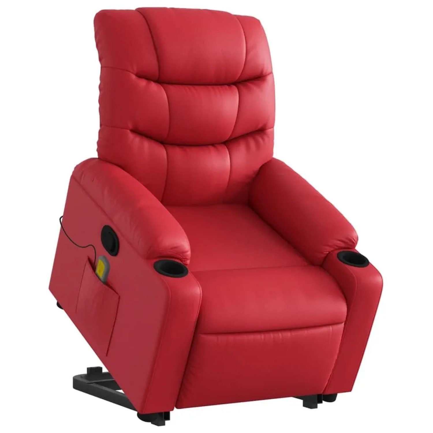 vidaXL Massagesessel mit Aufstehhilfe Rot Kunstleder 3206611 günstig online kaufen
