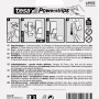 Tesa Powerstrips Haken, transparent-weiß, 2 Stück. Klebehaken für Handtücher und mehr bis 1 kg.