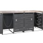 PROREGAL Mülltonnenbox 4er 125x264x84cm 80-240 Liter_4