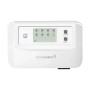 Weißer Homematic IP Fußbodenheizungscontroller mit Display für 8 Kanäle und Tasten. Ideal für präzise Hausautomation.