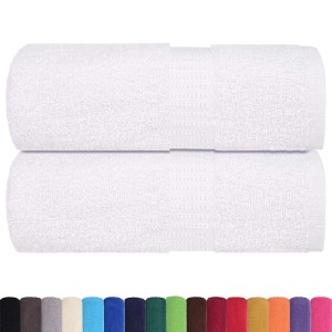 vidaXL Waschlappen 4 Stk Weiß 15x21 cm 360 g/m² 100% Baumwolle 136638