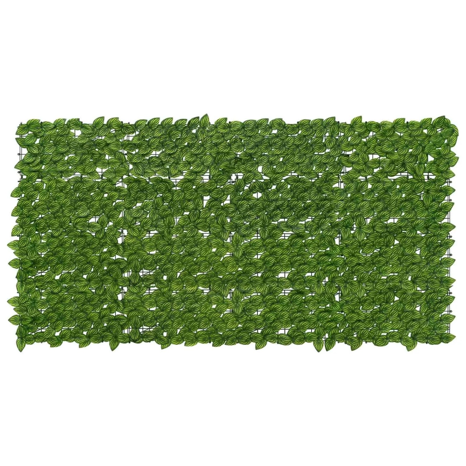 vidaXL Balkonsichtschutz mit Blättern Grün und Gelb 200 x 100 cm 42040642