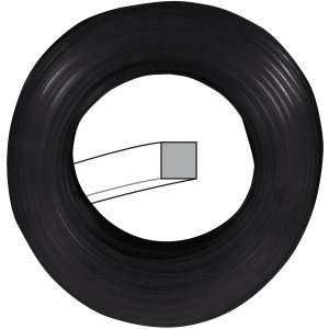 Einhell super cut line 2,4 mm, Sensen-Zubehör, viereckiger Trimmerfaden auf Rolle.