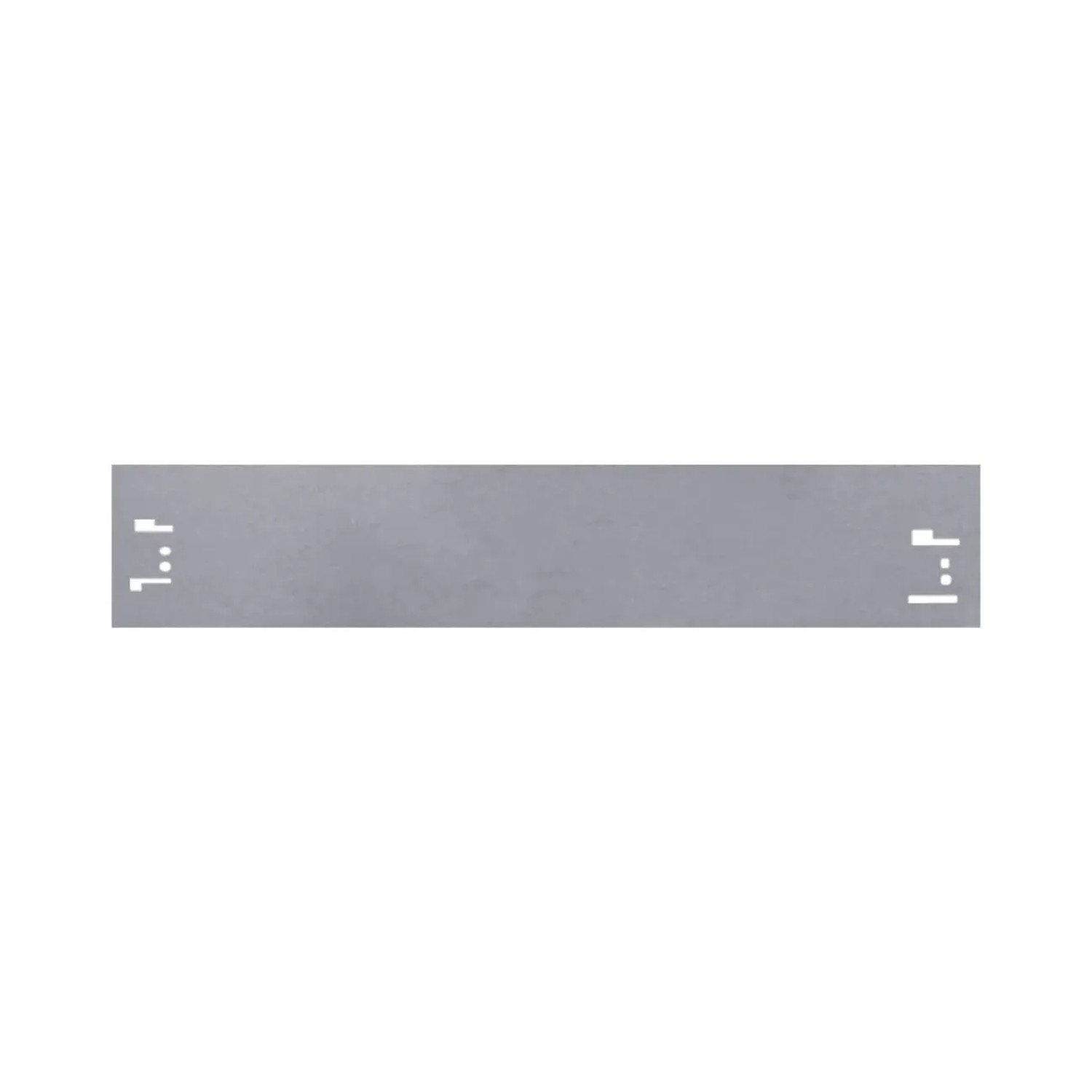 Green-Split Rasenkanten Set 10 Stück Metall Grau 18,5 cm Hoch 12 m Lang