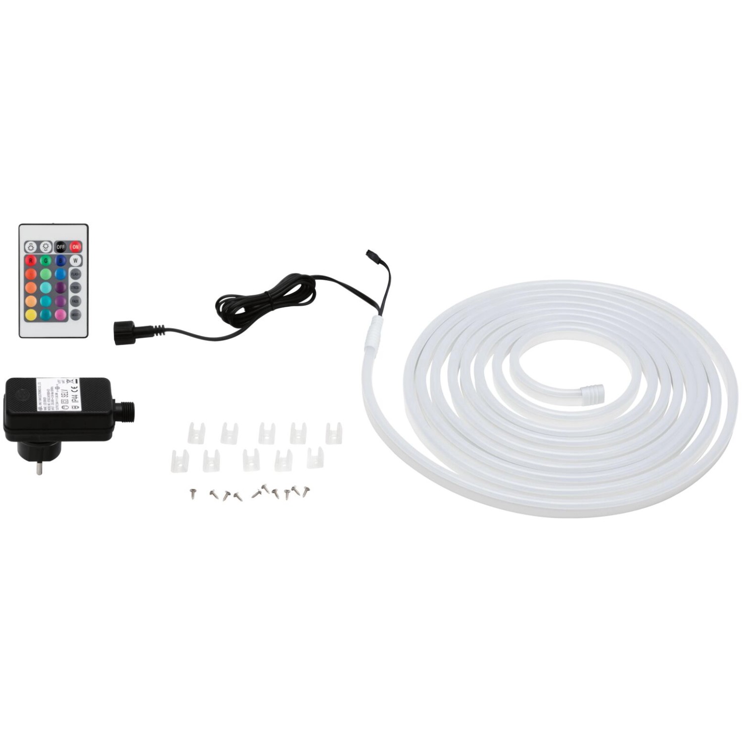 Paulmann SimpLED LED Strip Outdoor RGB Komplett-Set 5 m Weiß