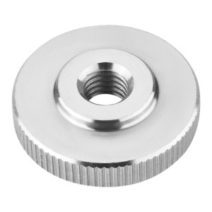 SOTECH 10er Set Rändelmutter M8 Edelstahl V2A SS304 Flache Form DIN 467 Griffmutter