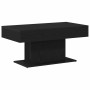 Schwarzer Couchtisch aus Holzwerkstoff, 96x50x45 cm, vidaXL. Tisch mit modernem Design.