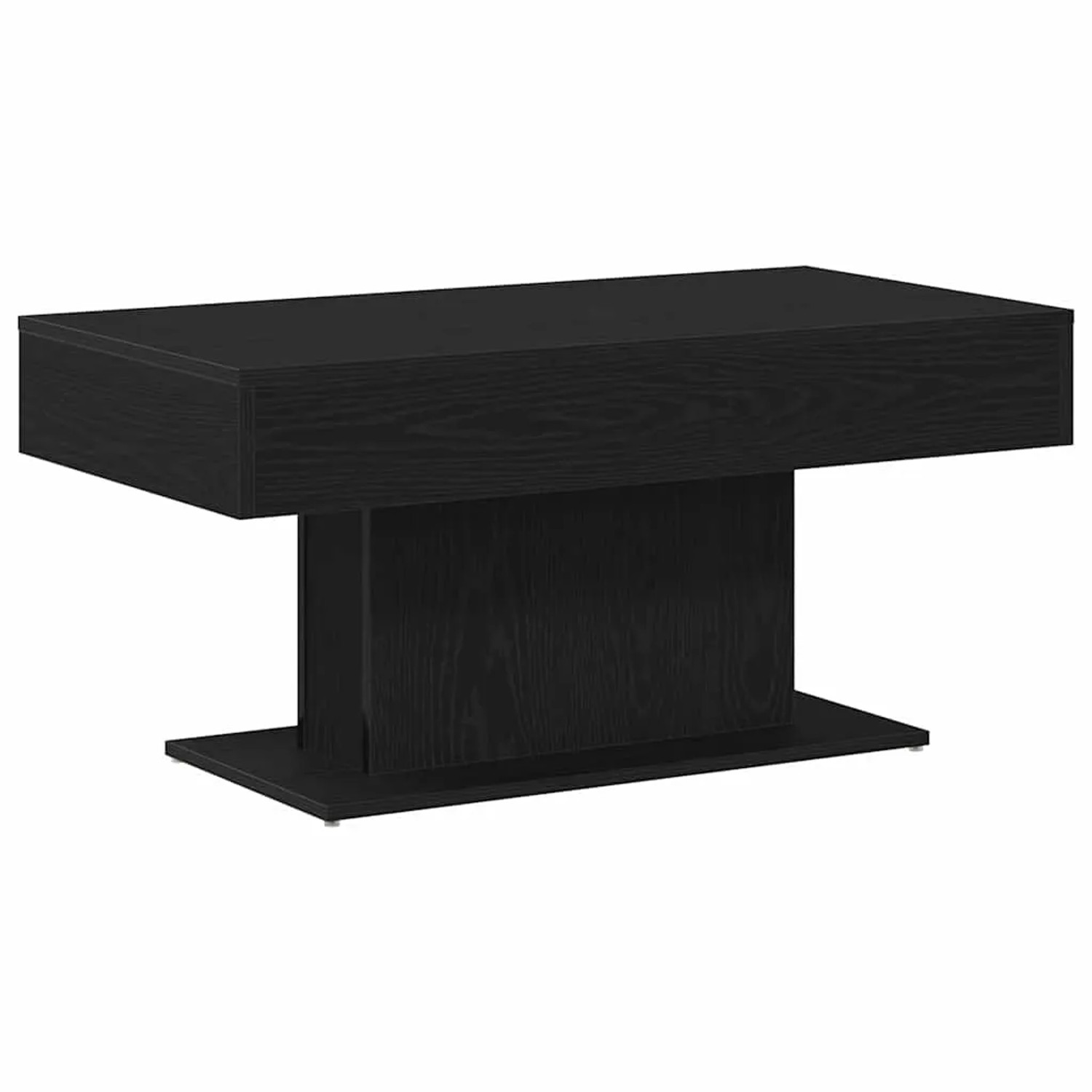 Schwarzer Couchtisch aus Holzwerkstoff, 96x50x45 cm, vidaXL. Tisch mit modernem Design.